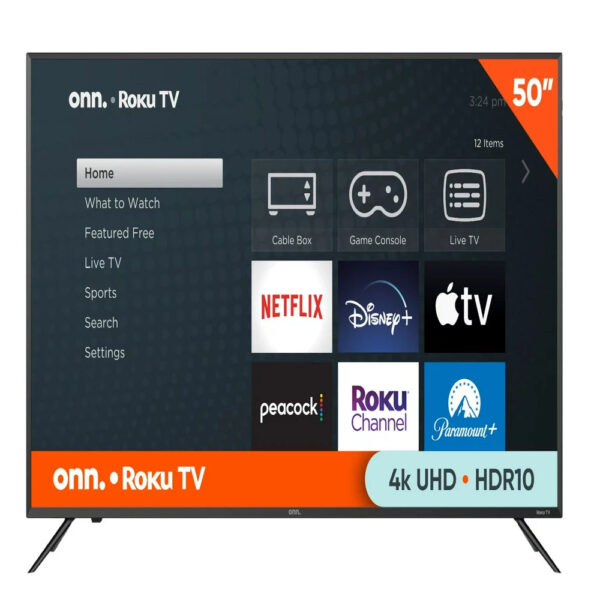 50" Class 4K UHD (2160P) LED Roku Smart TV HDR