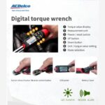 ACDelco ARM601-3 3/8 (3.7 to 37 ft-lbs.) Digital Torque Wrench with Buzzer and LED Flash Notification – ISO 6789 Standards with Certificate of Calibration