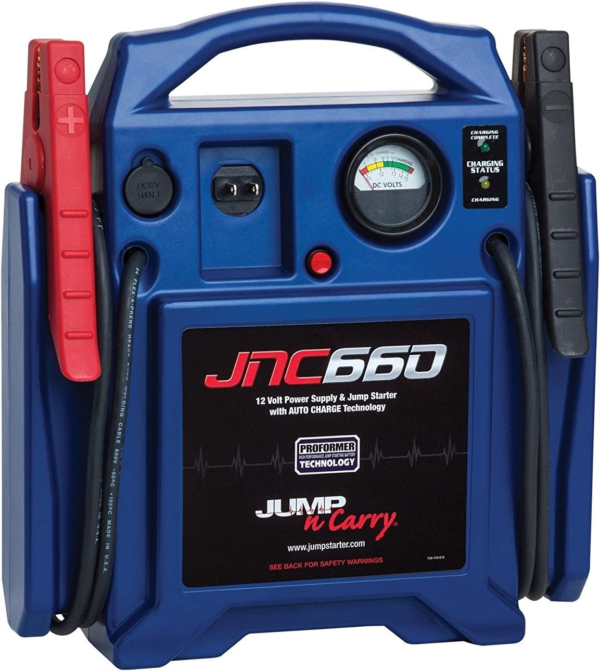 Clore Automotive Jump-N-Carry 1700 Peak Amp 12 Volt Jump Starter